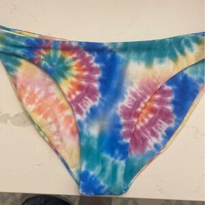 Skatie ❤️Tie-Dye Bikini Bottom in Blue, Pink, Yellow, Green, Orange